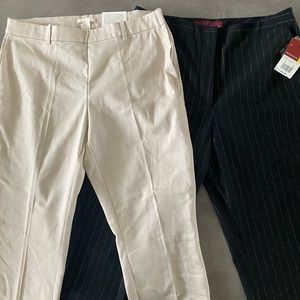 NWT bundle of 2 pairs of women’s slacks size 14.